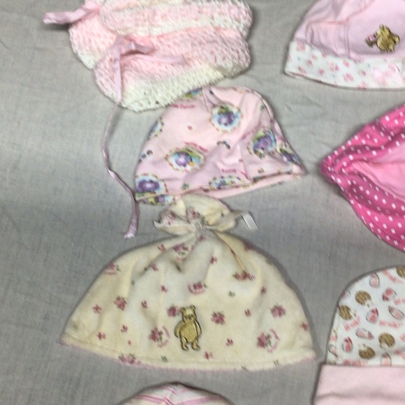 Pink Polka Dot Kids Hat - Picture 4 of 9